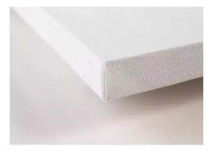 Bastidor De Madera Lienzo De Tela Pintura Blanco 50cmx70cm