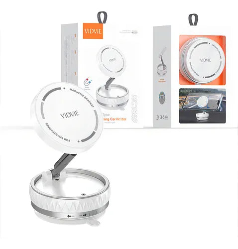 Soportes Universales Para Teléfono De Coche Vidvie Hc1549 Blanco