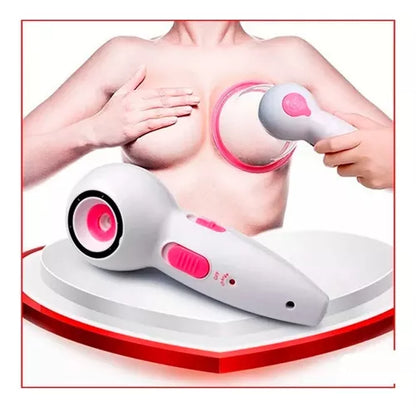 Masajeador De Senos Pistola De Aumento Electro Masaje Senos Color Rosa chicle