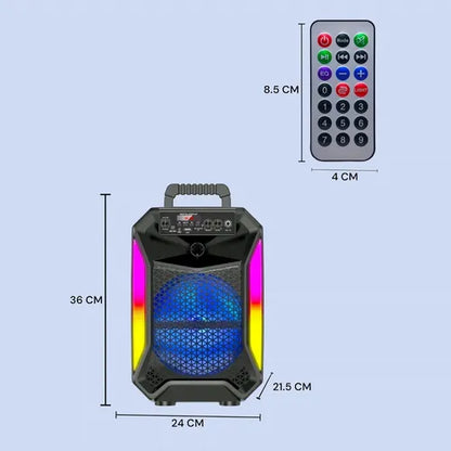 Parlante Altavoz Karaoke + Micrófono Bocina Gy-806