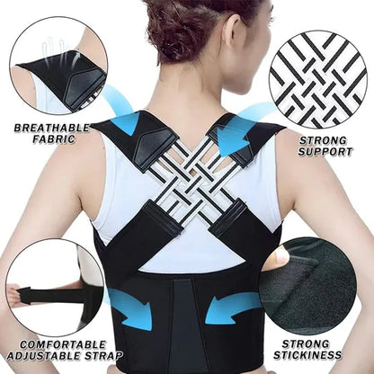 Corrector Postura Espalda Faja Para Hombre Y Mujer Ajustable