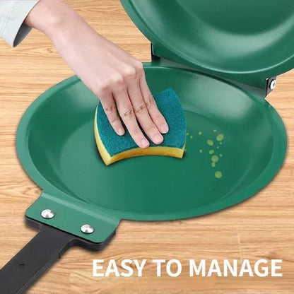 Sartén Doble Cara Antiadherente Para Panqueques Tortillas