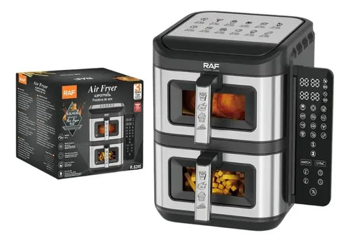 Freidora De Aire 6l+6l 2800w Pantalla Digital Raf R.5280