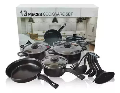Set De Batería 13 Pcs Antiadherente Royal Mark