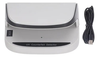 Detector De Billetes Falsos Recargable Portátil Luz Led Uv