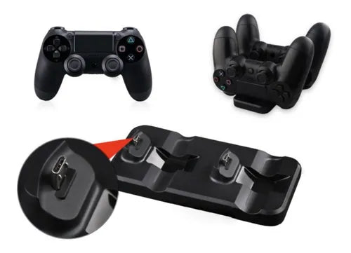Cargador Mando Ps4 Cargador Ps4 Accesorio Ps4 Cargador Doble