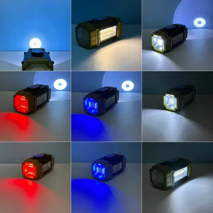 Linterna De Mano Lámpara Recargable Solar