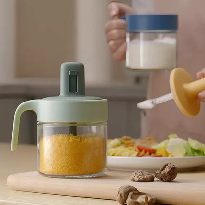 Tarro De Condimento Con Cuchara Para Cocina