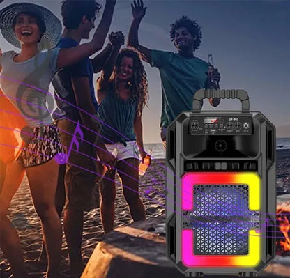 Parlante Karaoke + Micrófono Altavoz Bocina Gy-803