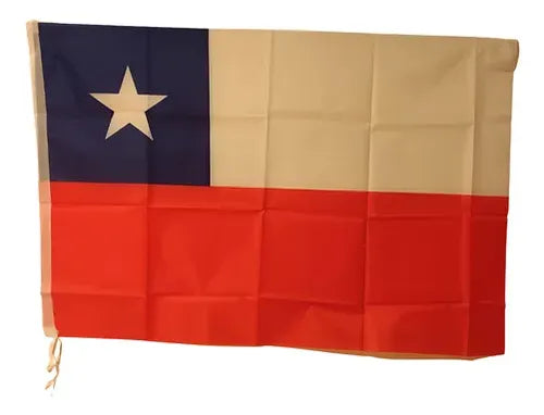 Bandera Chilena 60x90 Lisa Fechas Patrias