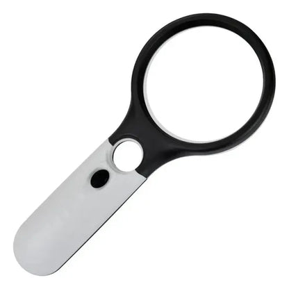 Lupa Lectura Iluminación Luz 3 Led Joyería Hogar Multiusos