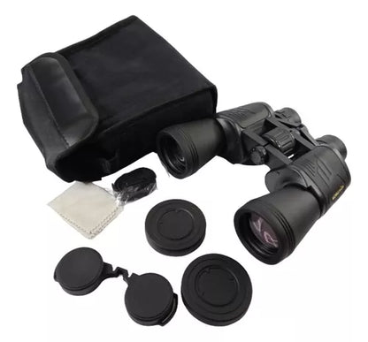 Binoculares Alta Potencia Fmc Hd Prismáticos Komandir Color Negro