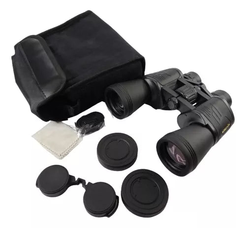 Binoculares Alta Potencia Fmc Hd Prismáticos Komandir Color Negro