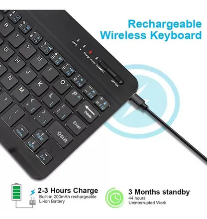 Teclado Mini Slim Inalámbrico Bluetooth Keyboard Wb-3000