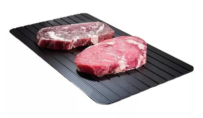 Bandeja Para Descongelar Rápido Tabla De Aluminio P/ Carnes