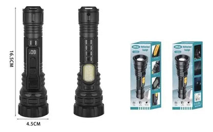 Linterna Antorcha De Mano 6 Modos De Luz Recargable