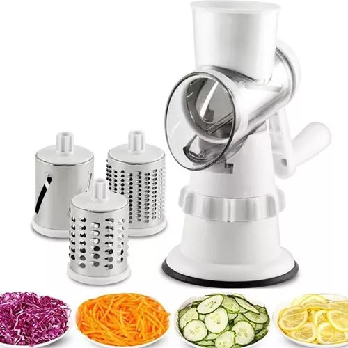 Rallador Rebanador De Verduras Manual Multifuncional