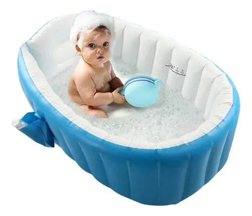 Bañera Inflable Portátil Tina Para Bebés