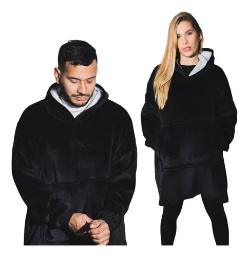 Poleron Sherpa Con Capucha O Suéter Invierno