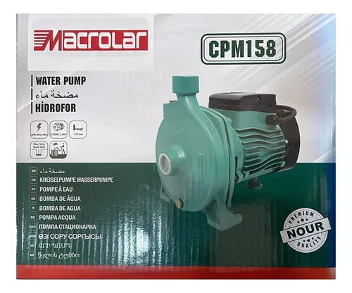 Bomba De Agua Centrifuga 1.0hp 33cm Cpm158