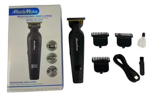 Cortadora De Pelo Inalámbrica Usb Máquina Corta Pelo Sk-1207
