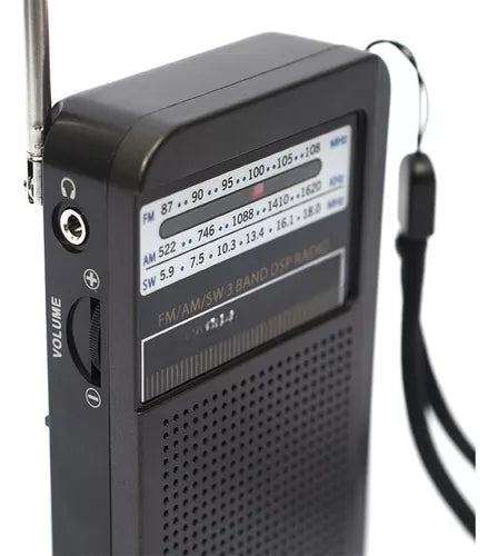 Radio Portátil Bolsillo Am/fm Antena Mk-308