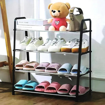 Zapatero Rack 4 Niveles Organizador Estante Multifuncional