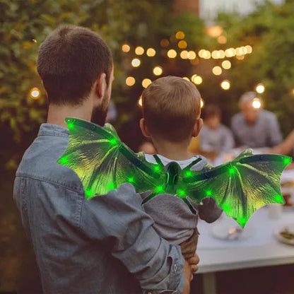 Alas De Dinosaurio Iluminadas Accesorio Para Disfraz
