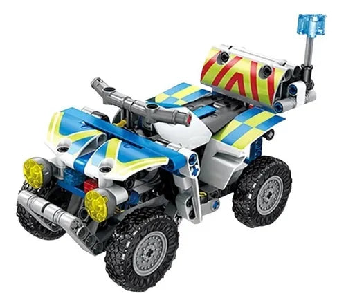 Camioneta Jeep Policía Juego Niños Construcción Autos