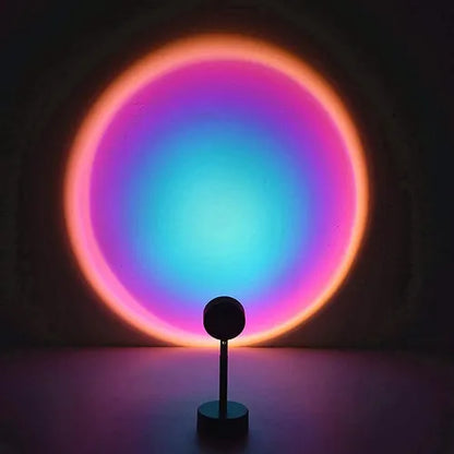 Sunset Proyector Lampara Arco Iris Fondo Tiktok Influencer