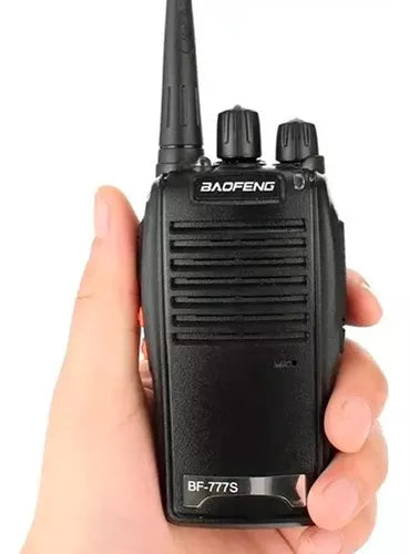 Walkie-talkie Baofeng Walk Talk 777 BF-777S de 2 radios - negro 220V