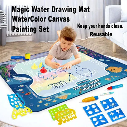 Lienzo De Agua Tapete Water Canvas Pintura Dibujo Para Niños