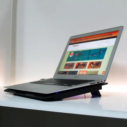 Base Notebook Ventilador Bass Enfriador Notebook Accesorios