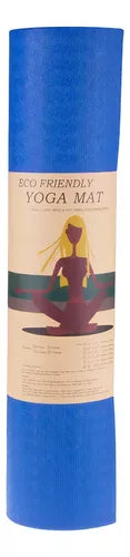 Mat Yoga Eco Friendly Alfombra Ejercicios Eva Yoga Mat Color Azul