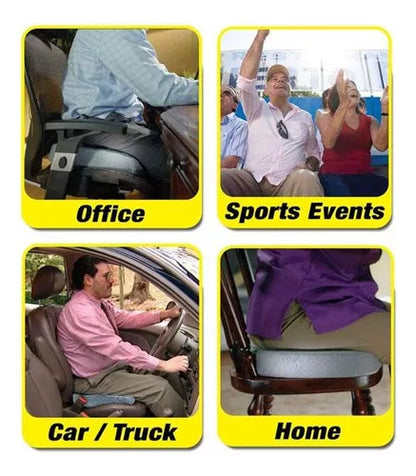 Cojín Ortopédico Lumbar Alineación Asiento Ergonómico