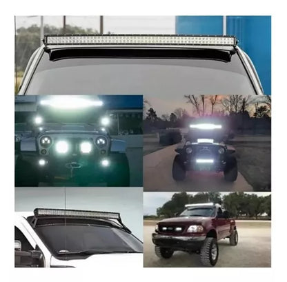 Luces Auto Barra Led Recta 180w Neblinero 4x4 Camioneta