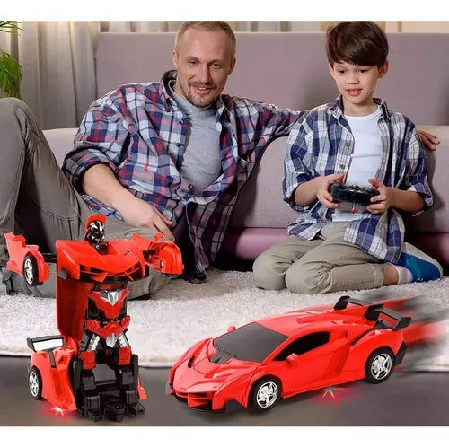 Auto Robot Transformers Juguete A Control Remoto