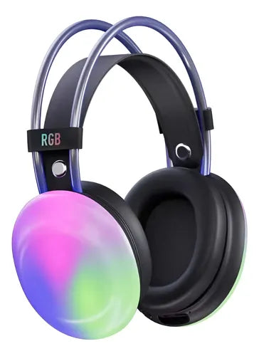 Audífonos Rgb Led Pg580 Bluetooth Inalámbricos