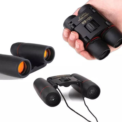 Binocular 30x60 Mini Binoculares Profesionales Prismáticos Color Negro