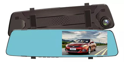 Cámara Espejo Retrovisor Dual Dvr Hd 1080p Frontal Y Trasera