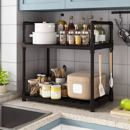 Estante Organizador De Cocina Y Baño Multifuncional 2 Niv