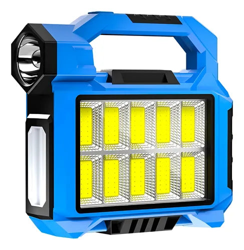 Linterna Led Lámpara Solar Usb Camping Trabajo Portátil