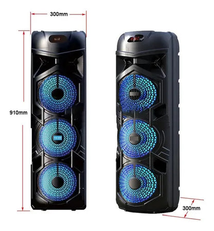 Parlante Altavoz Doble Bluetooth Fiesta 8 Pulgadas Gy-8818