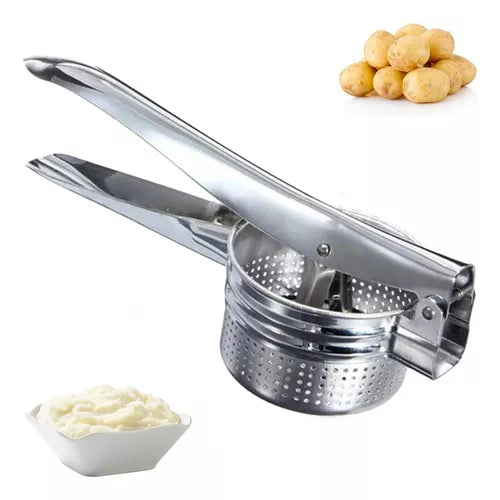 Prensador Aplastador Patatas Frutas Verdura Acero