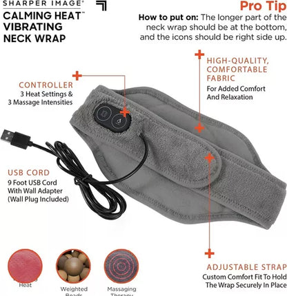 Masajeador Envoltura Para Cuello Masajes Electrico Calmante
