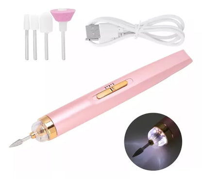 Pulidor Esmeril Torno Manicura Pedicura Inalámbrico Usb