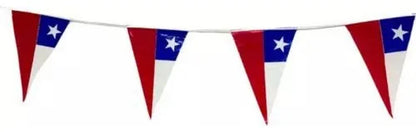 Banderines Decorativos Guirnaldas De Tela Chile 4.0 Metros