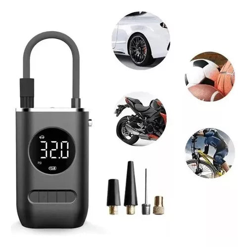 Mini Compresor Calibrador De Aire Digital Portátil My-7383
