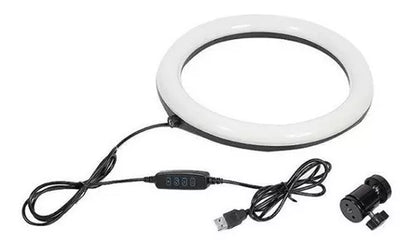 Aro De Luz Led 36 Cm Con Trípode 2.1 M