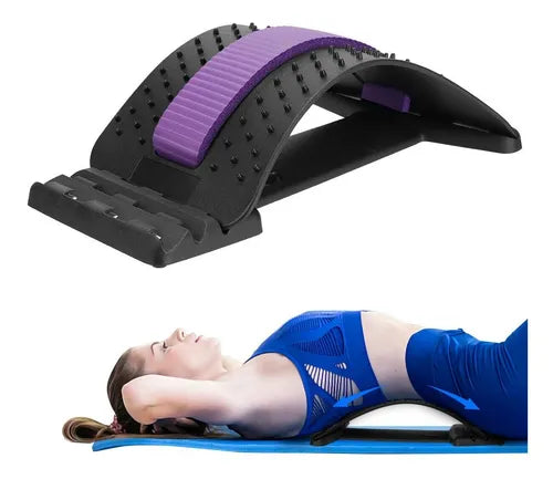 Masajeador Lumbar Corrector De Espalda Estiramiento Magic